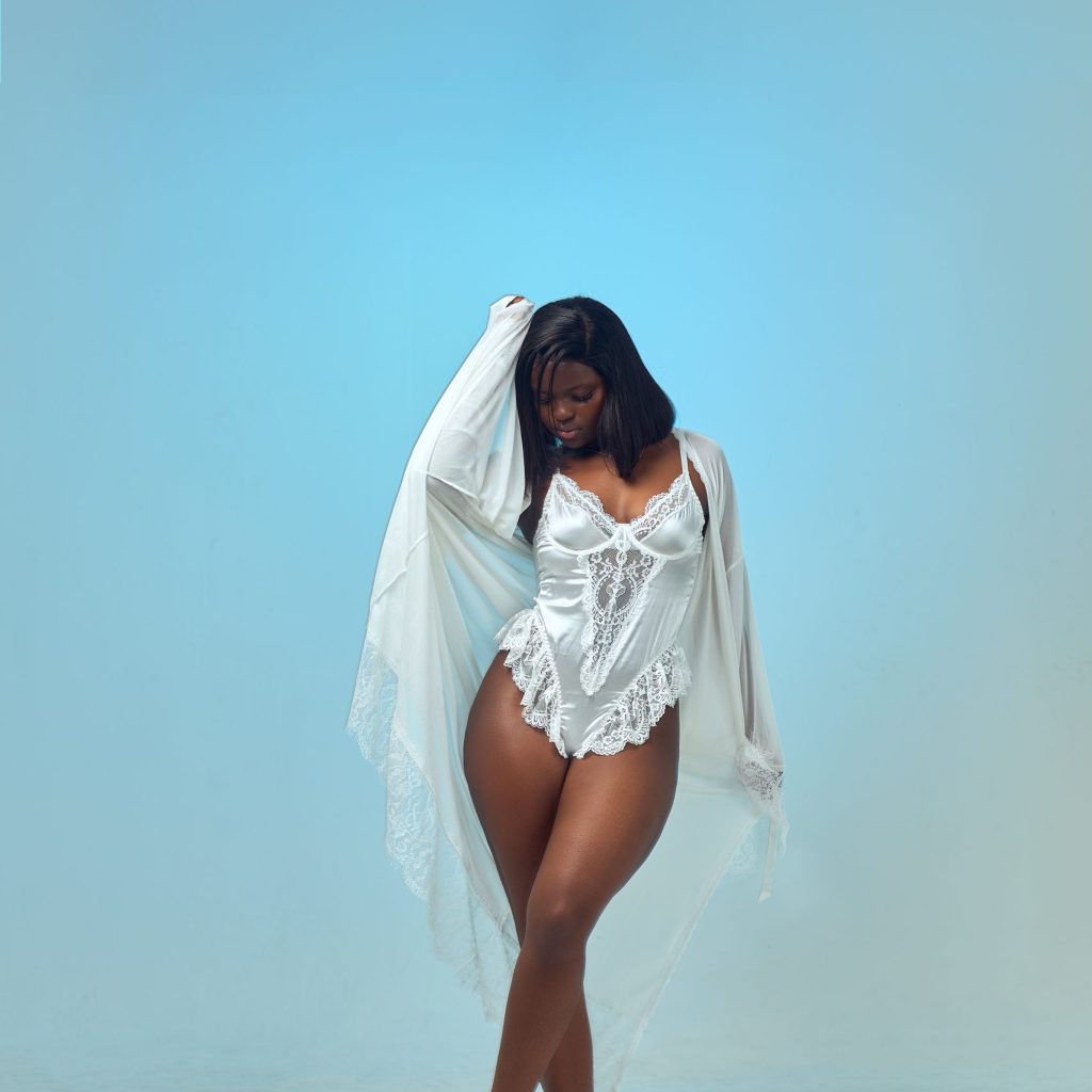 Romantic Ruffled, Slimming White Floral Lace
